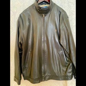 Polo Ralph Lauren Men's Leather Jacket - Black